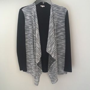 En Creme drape cardigan